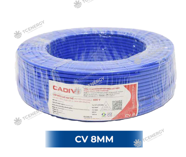 Dây Cáp Điện 1 Lõi Cadivi CV-8 mm²