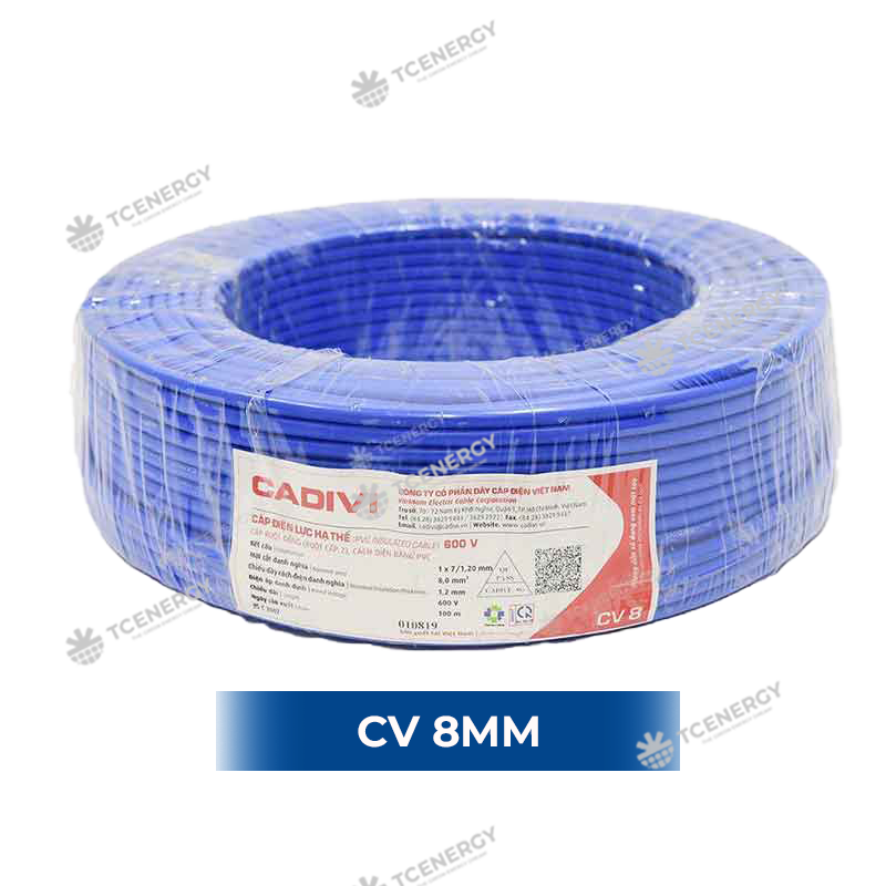 Dây Cáp Điện 1 Lõi Cadivi CV-8 mm²