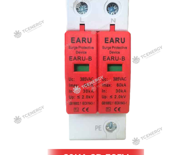 Thiết Bị Chống Sét Lan Truyền AC 2P 385V – EARU SPD 60kA
