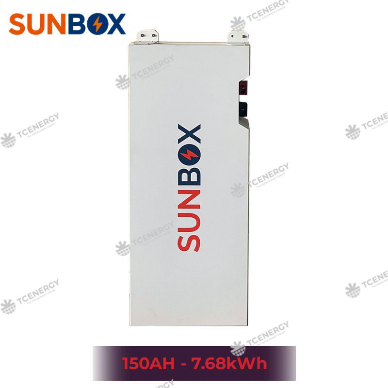 Battery Pin Lưu Trữ Sunbox 7.68KWH 51.2V 150AH