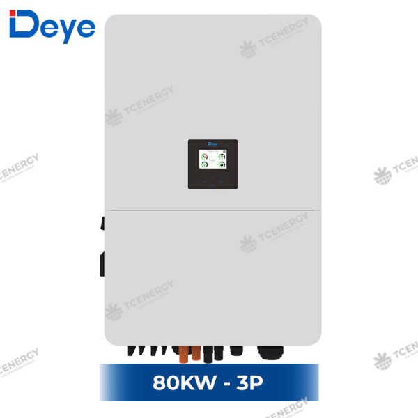 Biến Tần Inverter 3 Pha Hybrid Áp Cao Deye 80KW SUN-80K-SG02HP3-EU-EM6