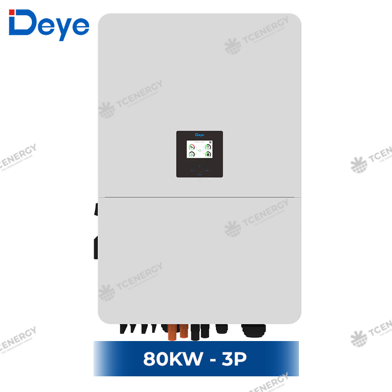 Biến Tần Inverter 3 Pha Hybrid Áp Cao Deye 80KW SUN-80K-SG02HP3-EU-EM6