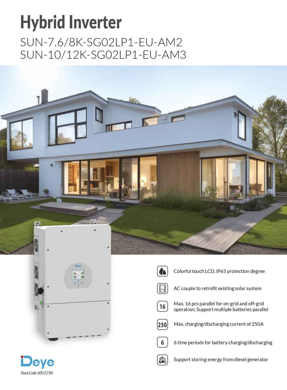 Datasheet Deye 12K trang 1