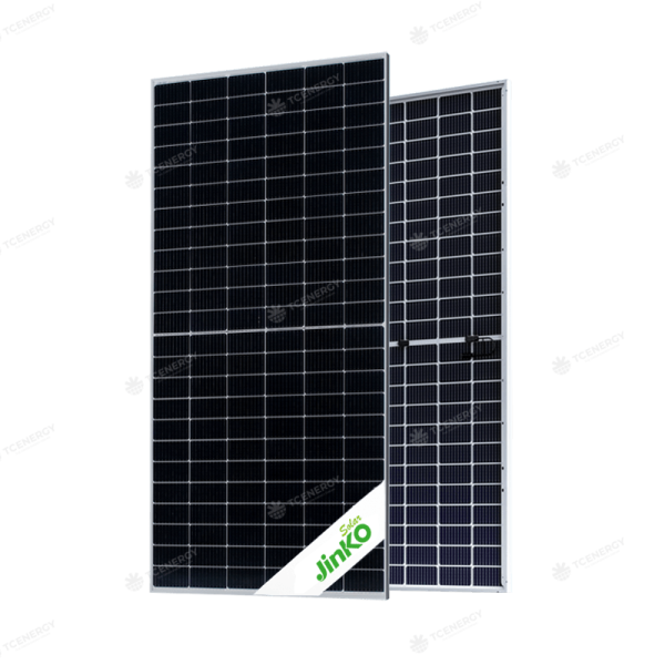 Tấm Pin Năng Lượng Mặt Trời Jinko Solar 580W 2 Mặt Kính