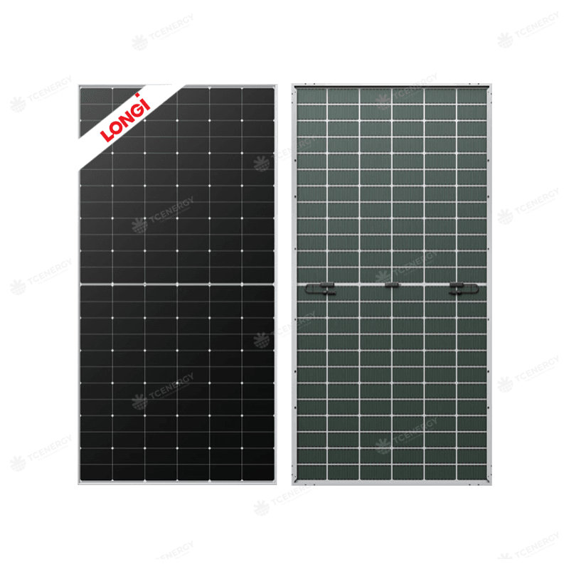 Tấm Pin Năng Lượng Mặt Trời Longi Solar 580W 2 Mặt Kính